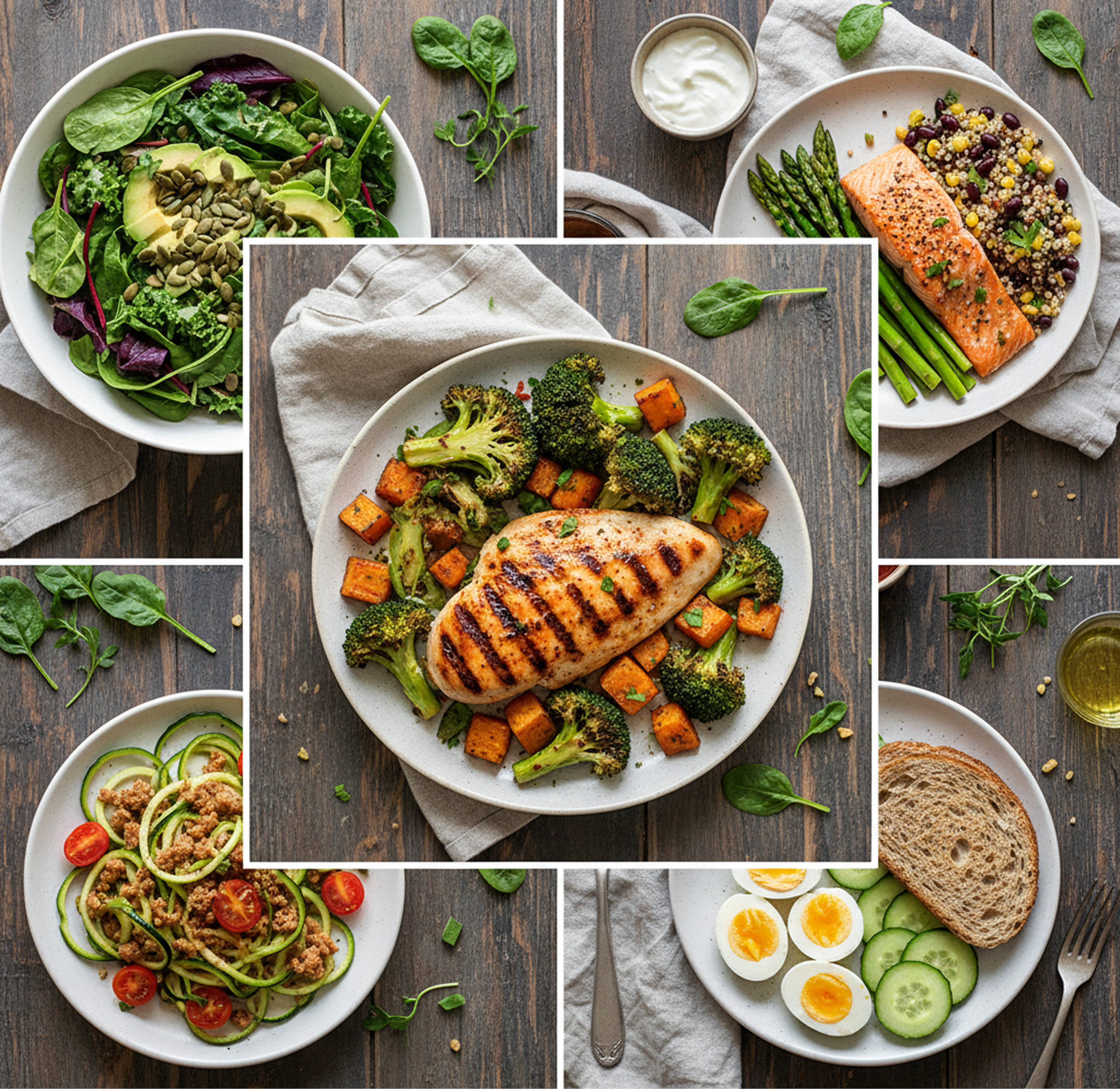 Personalized Diet Plans Collage